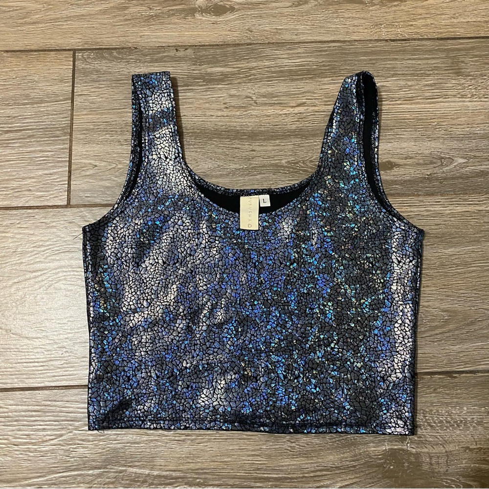 Purusha Large Crop Tank Top